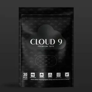 Cloud Nine Premium Sleep Tape - 30 Pieces Hypoallergenic Mouth Seal for Better Sleep Quality & Nasal Breathing - Gentle on Skin & Secure Adhesive Breathable Elastic Kinesiology - Healthcare Protection Protective