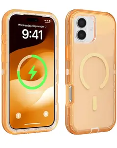 iPhone 17 Wireless Charging Transparent Shockproof Case