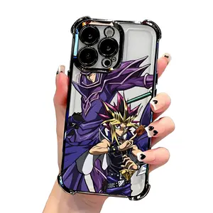 Y-yu-G-gi-O-oh Phone Case Compatible with iPhone 17 16 15 14 13 12 11 Pro Max Plus - Shockproof Transparent Soft Back Cover