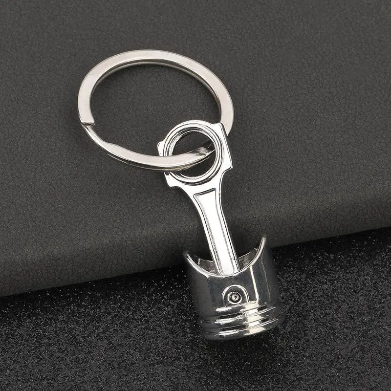 Car Engine Piston Keychain, Piston Keychain, Car Engine Keychain Decorative Accessories
