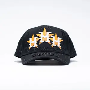 RUDE Awakenings x PORFA Snapback Hat - Triple H Houston Black