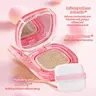 Natural Finish Concealer Cushion BB Cream for Even Skin Tone, Buildable Coverage, Hydrating Makeup and Non-Cakey, Cosmetics Products, Comes with Puff and Mirror for On-The-Go Touch-Ups