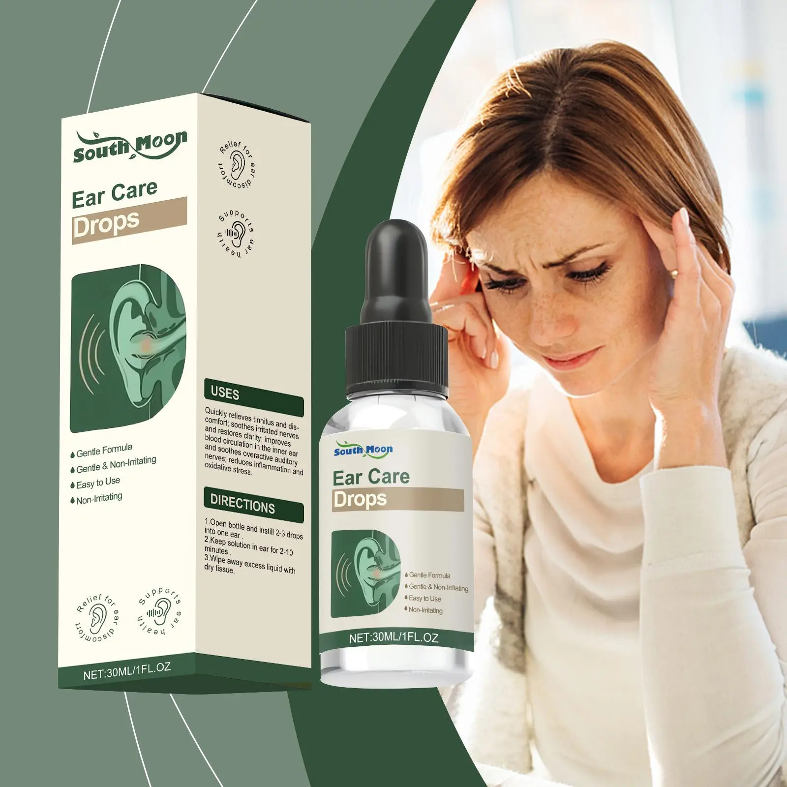 Gentle Ear Care Drops for Tinnitus Relief – Unblock Secretions with ...