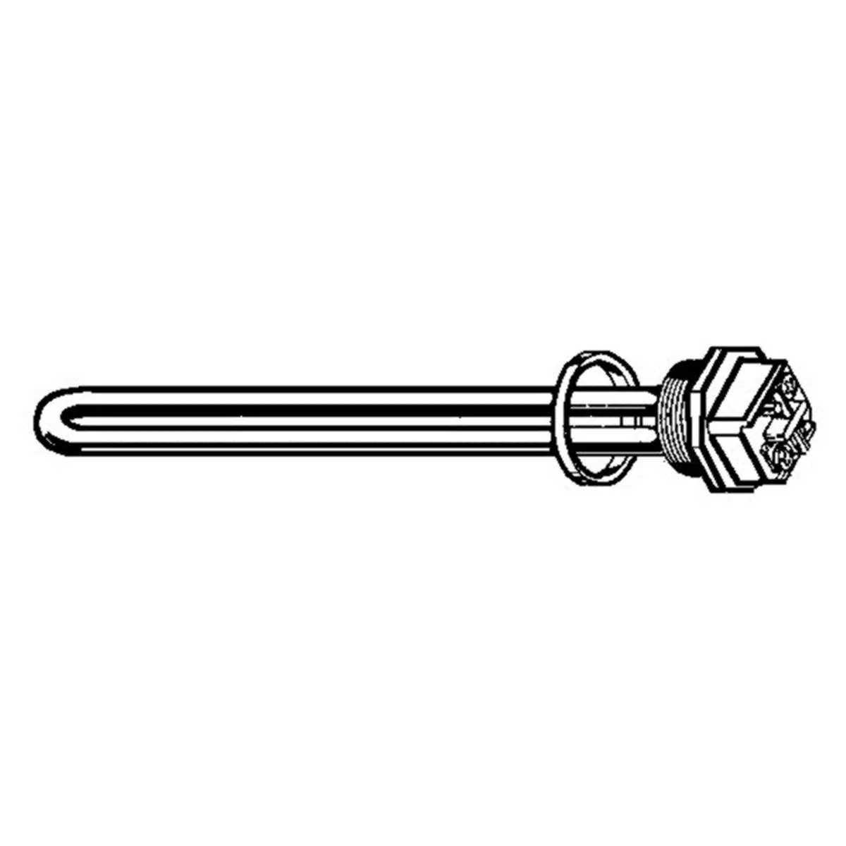 212 MAIN Knox S245PB Screw-In Heating Element - 4500W Power, 240V, NPT Thread, Included Gasket