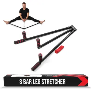 Split Machine for Flexibility with Trainer APP - Adjustable 3 Bar  Stretcher to Boosts Range of Motion,  and Groin Flexibility with Split Stretcher Machine Timer, for Martial Arts, , Yoga