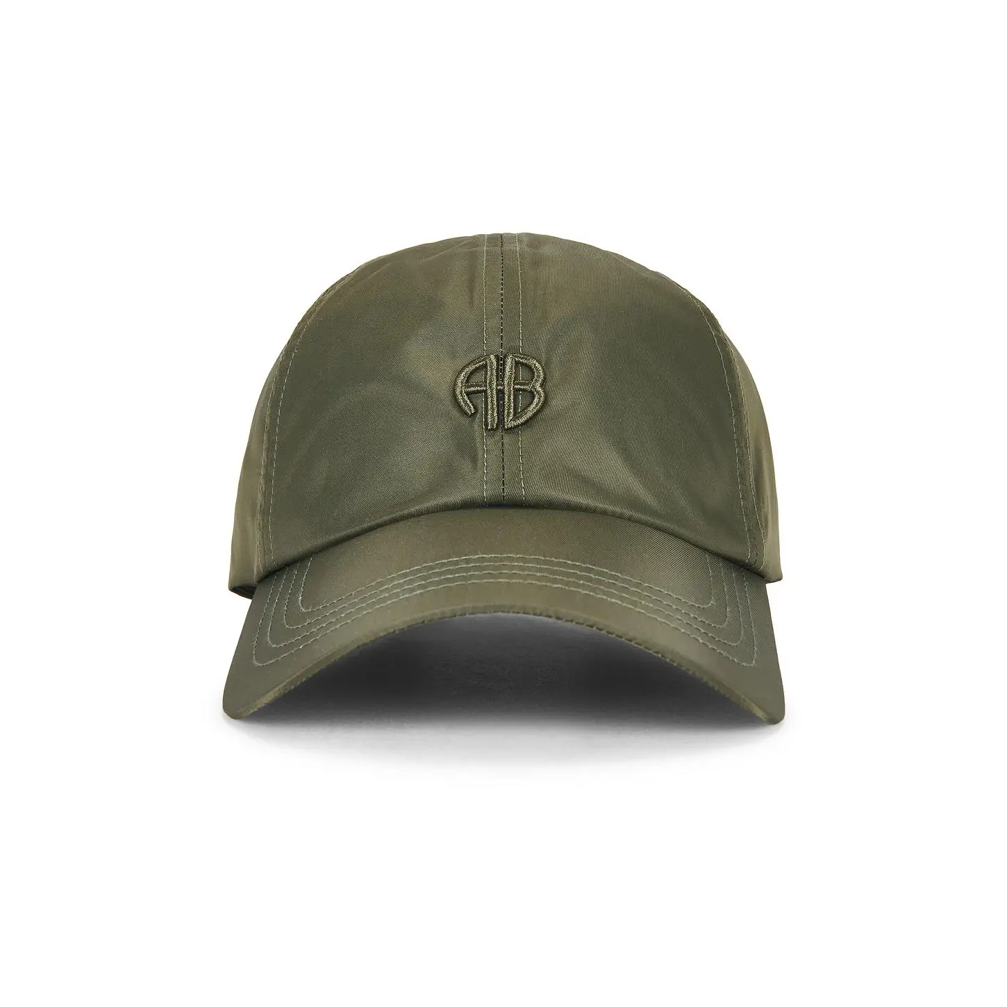 ANINE BING Jeremy Baseball Cap Nylon in Army Green