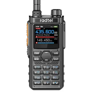 Radtel RT-910 5W 6 Meter Multi-Band Ham Radio Handheld Walkie Talkie with 960 Channels AM/FM Two-Way Radio Type-C Charging Digital Local Monitor Noise Reduction