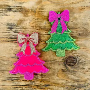 Christmas Tree with a Bow Car Freshie