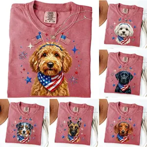 Comfort Colors 50+ Dog Funny 4th of July Shirt, USA Goldendoodle Dog Shirt, Preppy Design 4th of July Dog Digital Shirt, Patriotic Australian Shepherd Shirt, 4th of July Dog Tee, American Flag Puppy, Funny USA Dog Lover Tee, 4th of July Dog-