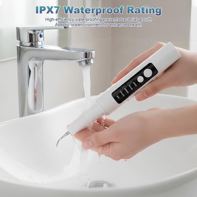 Oral Plaque/Tartar Remover for Teeth, Electric Tooth Cleaner Tartar Remover for Teeth with LED Light,5 Modes Rechargeable Teeth Cleaning Kit with Dental Tools, 3 Replaceable Heads Pet Safe Use Removable Adjustable