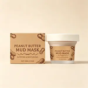 Peanut Butter Mud Mask 100g – Deep Nourishing & Moisturizing Face Mask – Natural Ingredients for Soft, Glowing Skin – Daily Skincare