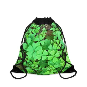 The Good Luck Drawstring Clover Bag 🍀