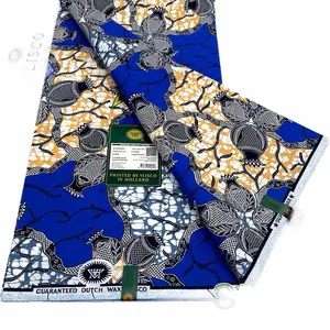Authentic demi super wax 100%Cotton 6yards