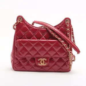 Pre-owned CHANEL 1 Top Handle Bag Wavy CC Hobo