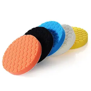 10-Piece Professional Car Polishing Pad Set Multiple Sizes for 3-7 Inch Buffers Waxing Discs Car Shine Enhancer Paint Correction Tools Durable Manual Polishing Kit
