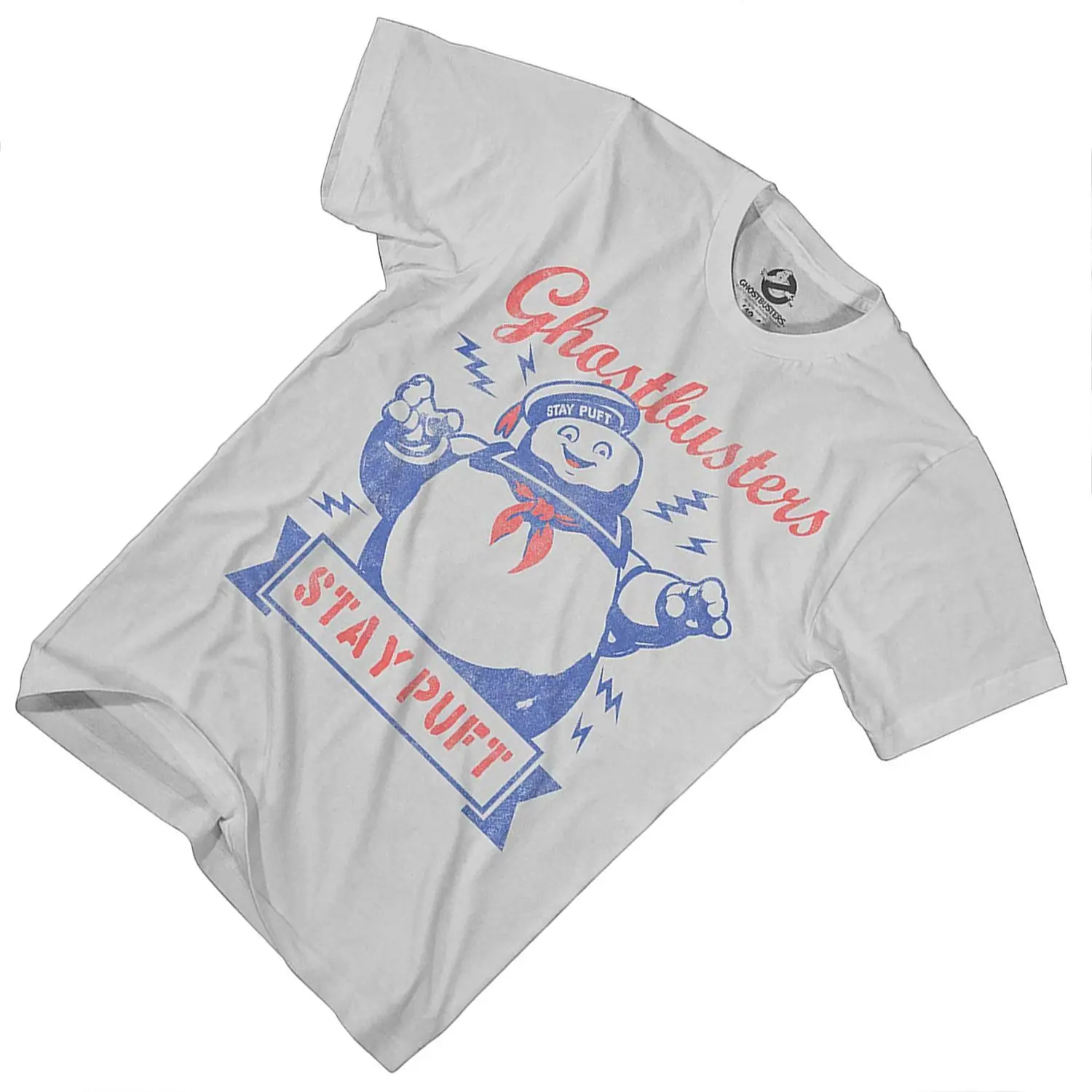 Men's Ghostbusters Stay Puft Shirt - Ghostbusters Stay Puft Logo Tee Shirt