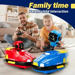 Remote Control Bumper Car Set, High-Speed Racing for Ages 6+, Dual Player Competition, Family Fun Gift Idea, Requires Aa Batteries, Rc Cars