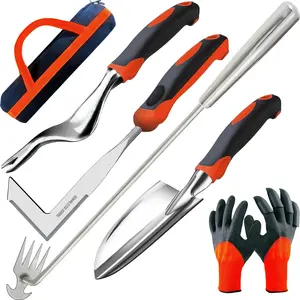 Weed Puller Garden Tools Set Grandpas Hand Weeder Tool, Gardening Portable Weed Pulling Tool 5 Pack