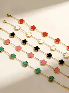 Women's Stainless Steel Bracelet, Low Sensitivity Titanium Steel, Minimalist Design, Daily Fashion Accessory, Simple Style Jewelry