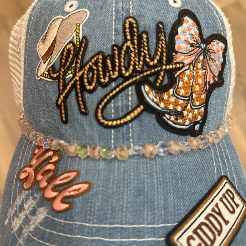 Custom Hat with 5 Patches - Personalized Fashion Accessory Custom Hat with 5 Patches - Personalized Fashion Accessory