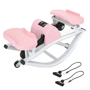 Rock Stepper Side to Side, Rocking Stepper with Lateral Motion, Compact Side Stepper for Home & Apartment, Low Impact Workout Machine