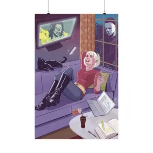 Halloween vs Sabrina Matte Vertical Posters