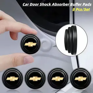 8-Piece Car Door Shock Absorber Pads, Silicone Door Edge Protection Bumper Pad, Suitable for All Chevrolet Models, Car Decor Accessories