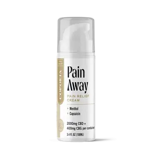 Pain Away | 2000mg CBD & 400mg CBG Relief Cream - Joint & Muscle Relief