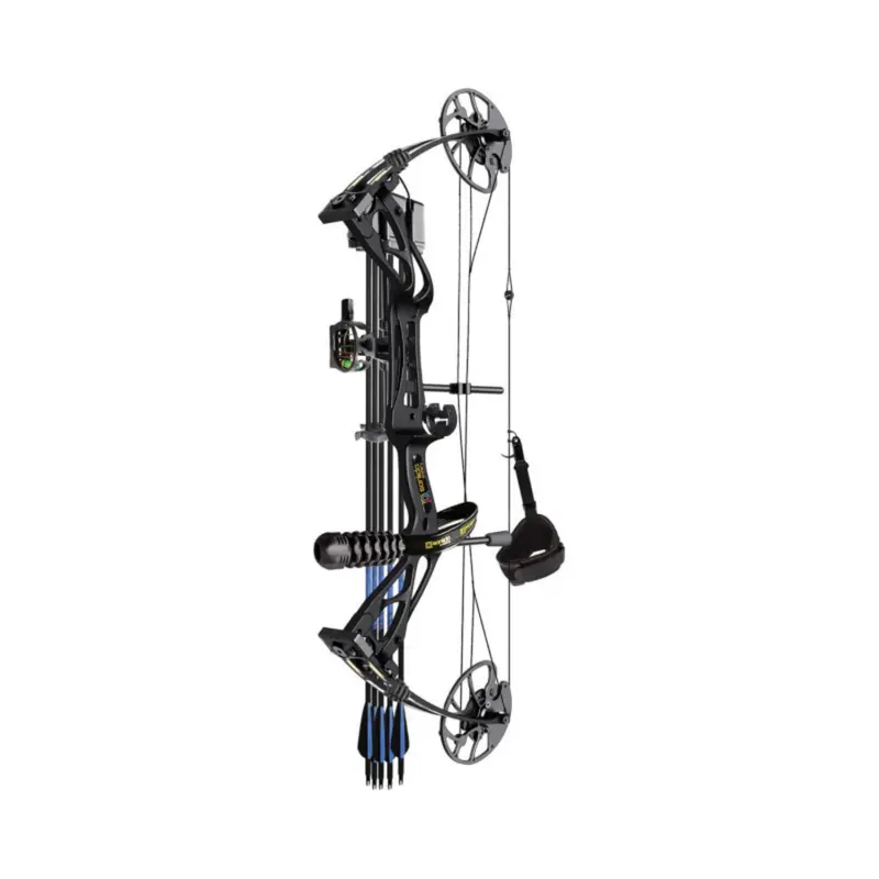 Sanlida Archery Dragon X8 RTH Compound Bow Package for Adults and Teens,18”-31” Draw Length,0-70 Lbs Draw Weight,up to IBO 310 fps,No Bow Press Needed,Limbs Made in USA,Limited Life-time Warranty (RH Only)