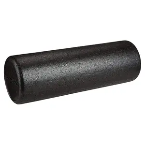 18 inch High Density Foam Roller for Exercise and Recovery - Firm Full Body Athletic Massage Tool for Back Stretching - Yoga, Pilates black