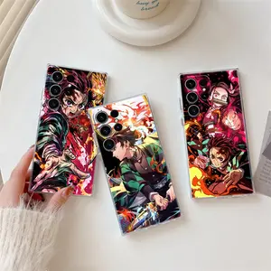 Demon-Slayer Tanjiro Anime Kimetsu No Yaiba Phone Case For Samsung Galaxy S25 S24 S23 S21 Ultra S20 FE S22 Plus A56 A55 5G Cover S24 Case Premium Phone Case Deals For You