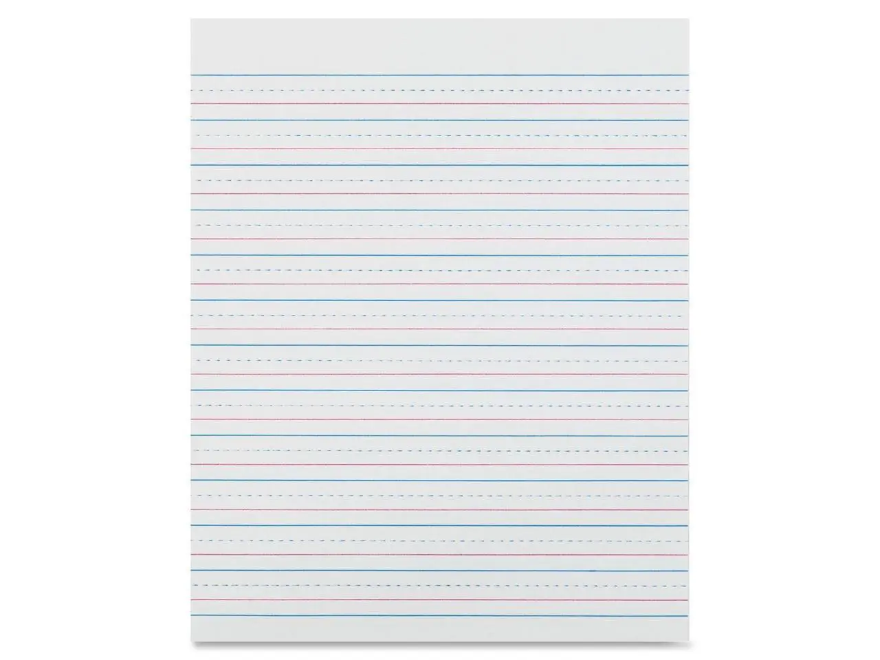 Pacon Zaner-Bloser Broken Midline Sulphite Paper Pacon Zaner-Bloser Broken Midline Sulphite Paper