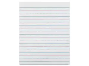 Pacon Zaner-Bloser Broken Midline Sulphite Paper