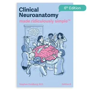 Clinical Neuroanatomy Made Ridiculously book simple  nursing
