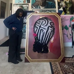Sitch Cross Braided Painting