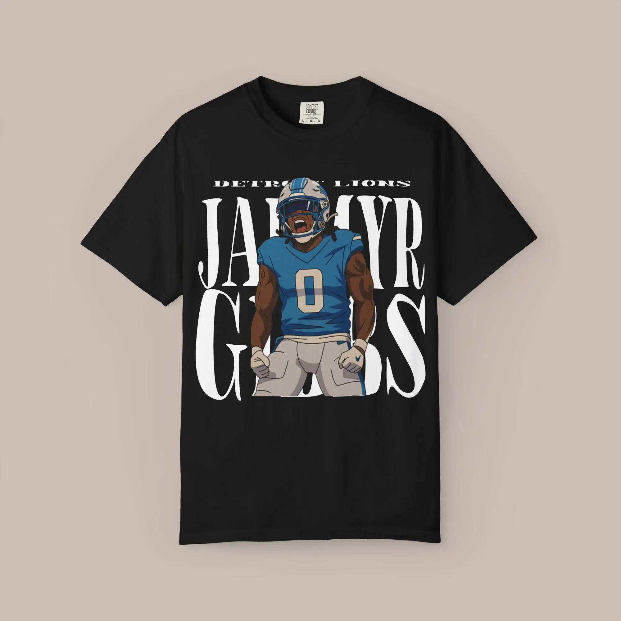 Jahmyr Gibbs Agent Zero Detroit Lions Tee Unisex, Gift For Women And Man Unisex T-Shirt, Football Fan Gift
