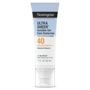 Neutrogena Ultra Sheer Invisible Gel Face Sunscreen Broad Spectrum SPF 40, 1.7 Oz