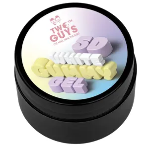 2GUYS NAIL 5D WHITE GUMMY GEL - NON-TACKY (15 ML)