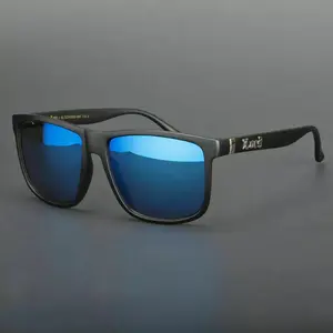 Oversize Gangster Glasses Men Dark Lens Flat Top Large Black OG Sunglasses