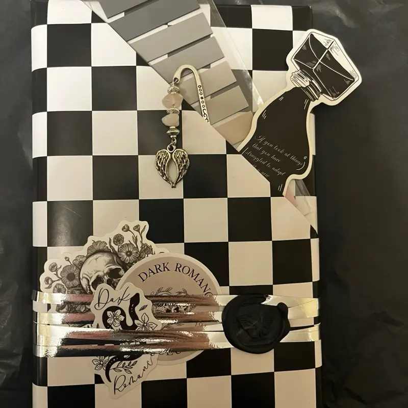 The Reading Kat DIY Bedazzled Book Box - Mystery Box with Surprise Book Selection & Rhinestone Tray - Customizable Options for Book Lovers