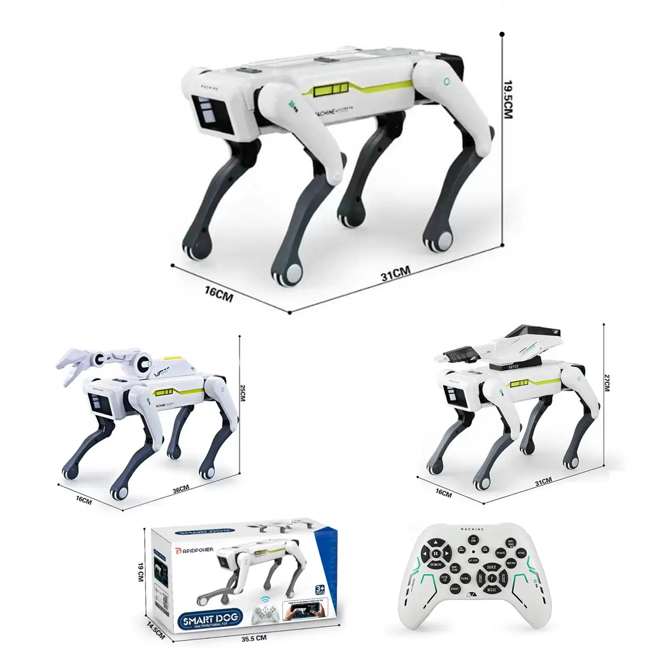 (Akeleo)robot dog, supports app control, artificial intelligence pet, can dance and practice martial arts, supports remote control operation, supports