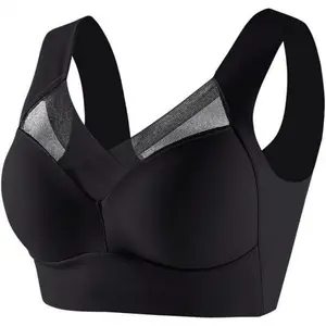 Bras for Older Women Lushfitting Powerful Push-Up Seamless No Underwire Anti Sagging Bra with Full Support and Lift