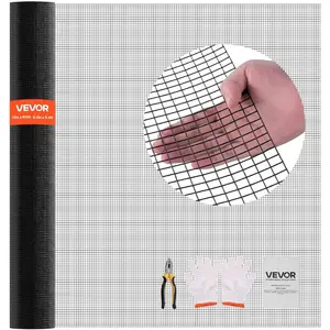 VEVOR Hardware Cloth, 36''x 100' 1/2inch Galvanized Wire Mesh Roll, 19 Gauge Chicken Wire Fencing Roll, Vinyl Coating Metal Wire Mesh for Chicken Coop Barrier, Rabbit Snake Fences, Poultry EnclosuresVEVOR Super Brand Day