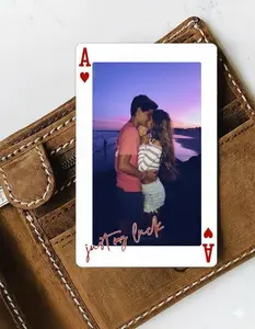 Personalized Metal Photo Wallet Card – Custom Couple Keepsake Gift, Engraved Wedding Anniversary Gift for Husband, Boyfriend or Partner – Perfect Gift for Him