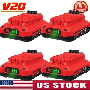 2025new 1~4Pack For Craftsman V20 20 Volt 8.0Ah Li-ion Battery CMCB205 CMCB204 CMCB202