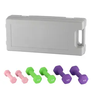 Dumbbell Set for Women and Men, Neoprene Dumbbell Free Hand Weight Set for Home Gym, 1LB+2LB+3LB Packed In Pairs