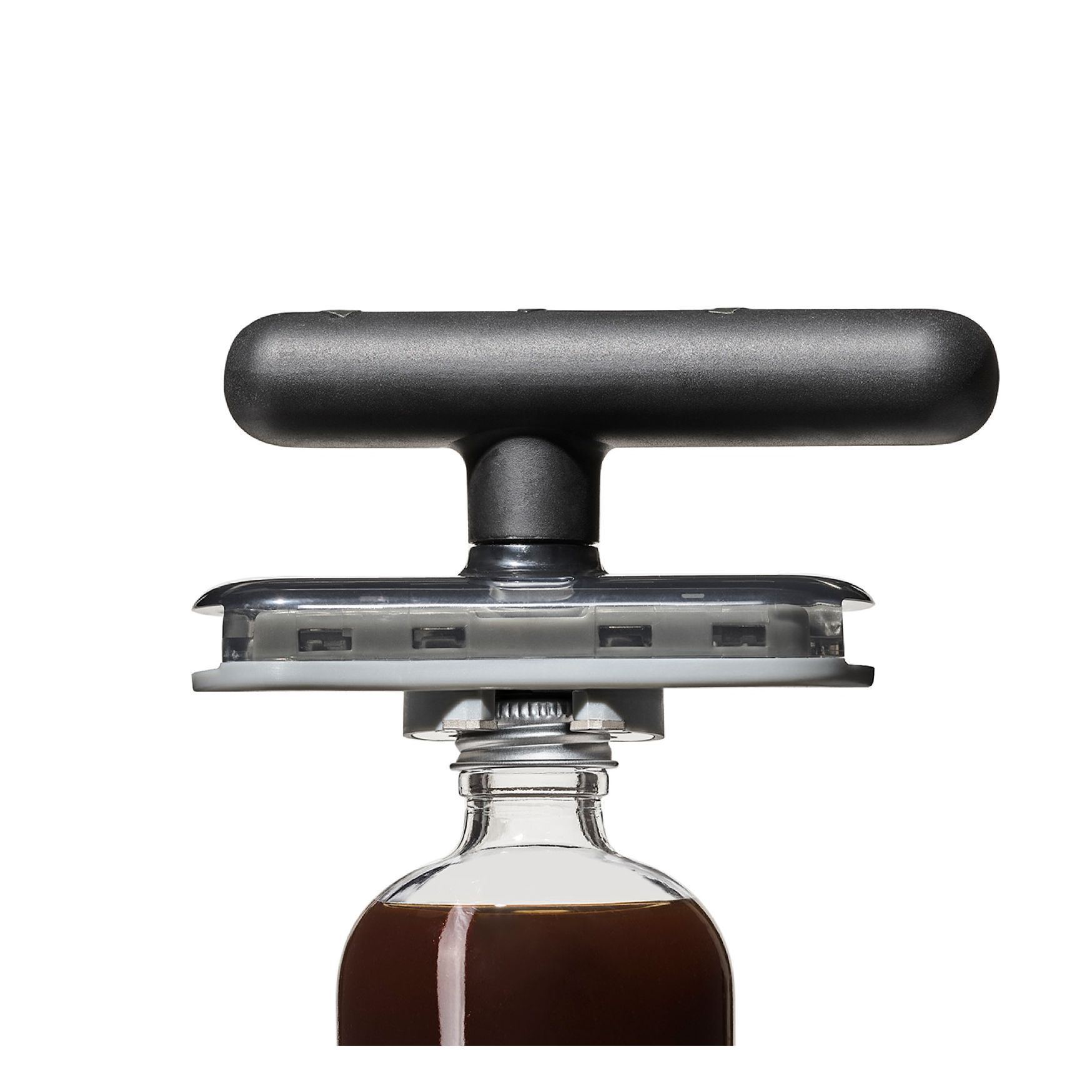 Multifunctional Bottle Opener Household Kitchen Gadget Black ABS Material 12.7x6.6x7.1CM Utensils for Easy Can Opening