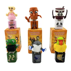 Tralalero Tralala Stress Relief Multifunctional Keychain Set (2pcs/6pcs), Glowing LED & Voice Effect, Shark/sahur/ballerina Shapes, Office Travel Anxiety Gift