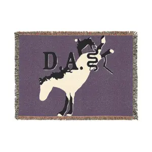 White Woven Throw Blanket