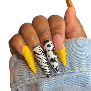 Yellow Safari - Yellow and Zebra Print Design